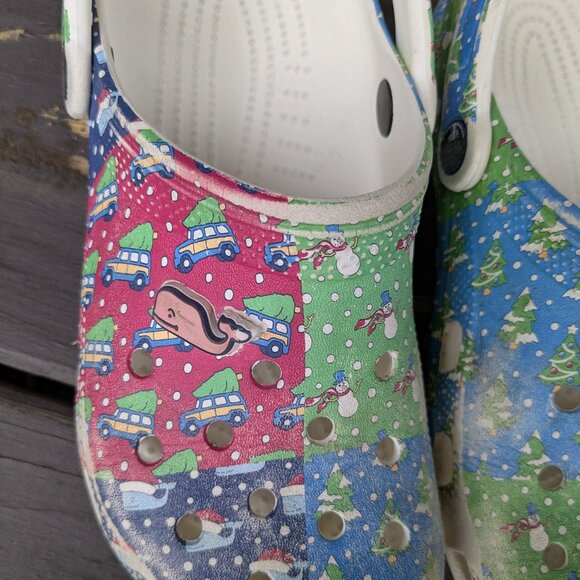 Guc Crocs Kids Classic vineyard vines clogs J4/Big kid 4 - Picture 4 of 10